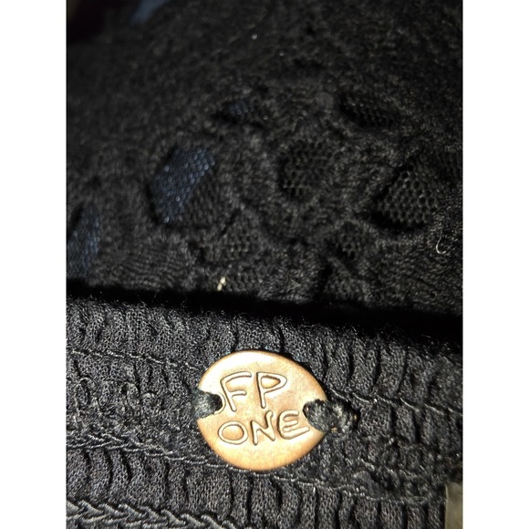 Free People FP One Womens S Boho Adella Crochet Lace Bralette Crop Top D13 - Picture 4 of 5